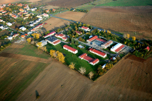 letecký pohľad na areál Buzitka